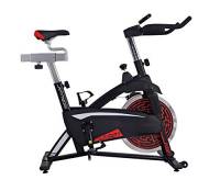 JK FITNESS - Spin bike indoor cycles JK507 - Volano 18 kg - Portata max 130 kg - trasmissione a catena