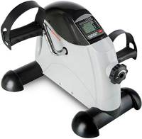 Ultrasport Mini Bike Cyclette per Allenamento di Gambe e Braccia, diversi livelli, per Giovani e Anziani in Casa o in Ufficio con Computer per l’allenamento integrato, Nero, 41 x 19 x 32 cm