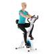 Capital Sports Azura Air Cyclette, Bici Pieghevole per Casa, Cyclette Pieghevole per Uomo/Donna, Cyclette da Camera Professionale con Porta Smartphone&Tablet, Mini Cyclette per Cardio con Display LCD