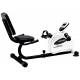 JK FITNESS Tekna 2300 Cyclette Orizzontale Magnetica, Bianco/Nero